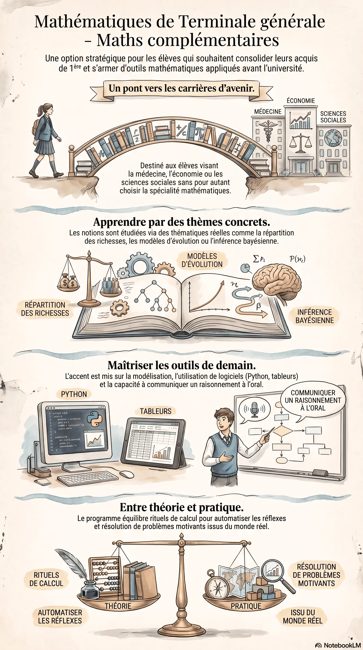 Mathématiques en Terminale générale - Maths complémentaires